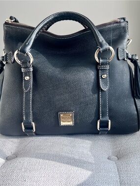 Dooney & Bourke Sorrento  Large Satchel Black BMINE1940 BLBL